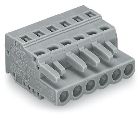 WAGO ITALIA SRL - WAG231-124/026-000 CONNETTORE FEMMINA PER 1 CONDUTTORE CAGE