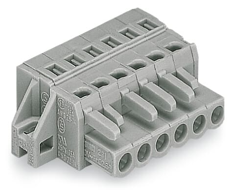 WAGO ITALIA SRL - WAG231-104/031-000 SPINA F 1 CONDUT 2,5MMQ 5MM 4P COLLARE G