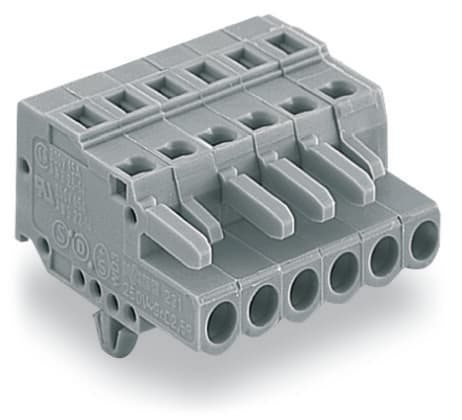 WAGO ITALIA SRL - WAG231-120/008-000 CONNETTORE FEMMINA PER 1 CONDUTTORE CAGE