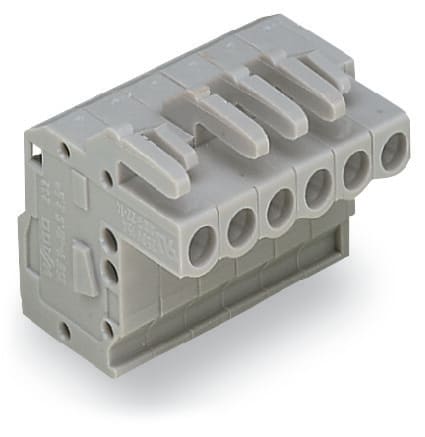 WAGO ITALIA SRL - WAG232-102/026-000 CONN F ANG CAGE CLAMP 2,5MMQ 5MM 2P GRIG