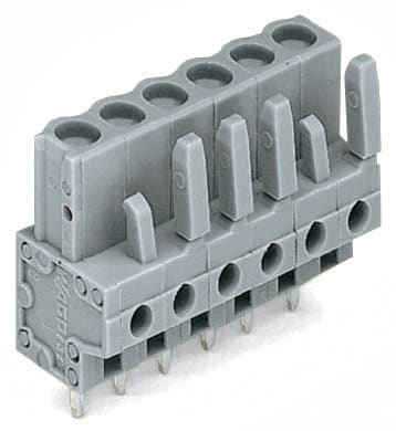 WAGO ITALIA SRL - WAG232-135 CONN F THT DRITTO 5MM 5P 0,6X1,0MM GRIGI