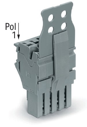 WAGO ITALIA SRL - WAG2022-101/142-000 CONNETTORE FEMMINA PER 1 CONDUTTORE PUSH