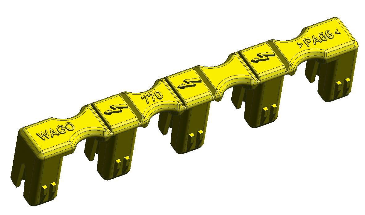 WAGO ITALIA SRL - WAG770-360 SPINA CHIUSURA SPINA 5P SEPARABILE GIALL