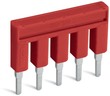 WAGO ITALIA SRL - WAG2002-410/000-005 PONTICELLO 10 POLI ISOLATO ROSSO