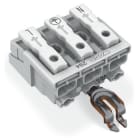 WAGO ITALIA SRL - WAG294-5313 CONN PULS ANG N PE 3P 2,5MMQ 85 C BIANCO