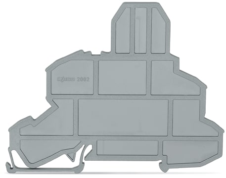 WAGO ITALIA SRL - WAG2002-1091 PIASTRA TERMINALE PER MORSETTI FUSIBILAT