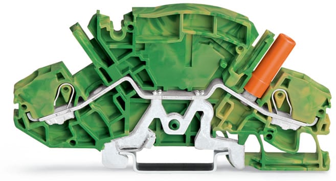 WAGO ITALIA SRL - WAG2007-8807 MORSETTO DI TERRA PER 2 CONDUTTORI VERDE