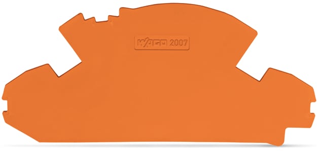 WAGO ITALIA SRL - WAG2007-8892 PIASTRA TERMINALE SPESSA 1,5 MM SENZA SI