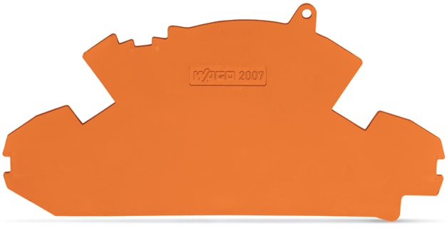 WAGO ITALIA SRL - WAG2007-8894 PIASTRA TERMINALE SPESSA 1,5 MM CON SIGI