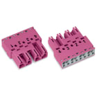 WAGO ITALIA SRL - WAG770-294 SPINA 4 POLI, ROSA