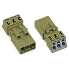 WAGO ITALIA SRL - WAG890-273 SPINA 3 POLI, VERDE CHIARO