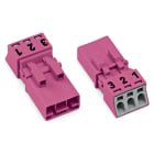 WAGO ITALIA SRL - WAG890-293 SPINA 3 POLI, ROSA