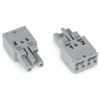 WAGO ITALIA SRL - WAG770-242 PRESA 2 POLI, GRIGIA