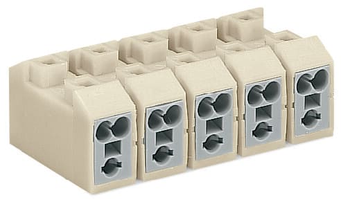 WAGO ITALIA SRL - WAG272-104 CONN ALIMENT NO PULSANTI NO TERRA 4P BIA