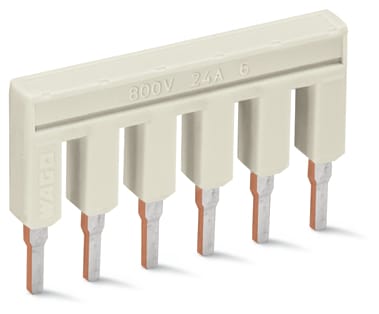 WAGO ITALIA SRL - WAG2002-406 PONTICELLO 6 PASSO ISOLATO GRIGIO CHIARO