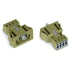 WAGO ITALIA SRL - WAG890-764 PRESA INNESTO SCATTO 4P B VERDE