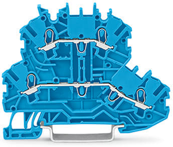 WAGO ITALIA SRL - WAG2000-2204 MORSETTO A DUE PIANI MORSETTO PASSANTE/P