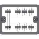 WAGO ITALIA SRL - WAG899-631/104-000 SCATOLA DISTRIBUZIONE CORRMONOFASE 230 V