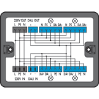 WAGO ITALIA SRL - WAG899-631/181-000 SCATOLA DISTRIBUZIONE 230 V + DALI 2 I 6