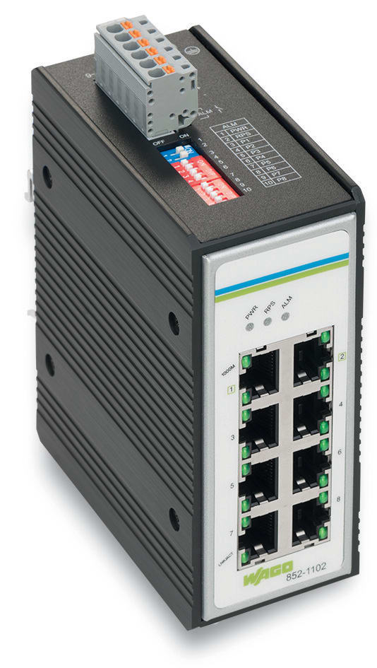 WAGO ITALIA SRL - WAG852-1102 SWITCH INDUSTRIALE 8 PORTE 1000BASE-T NE