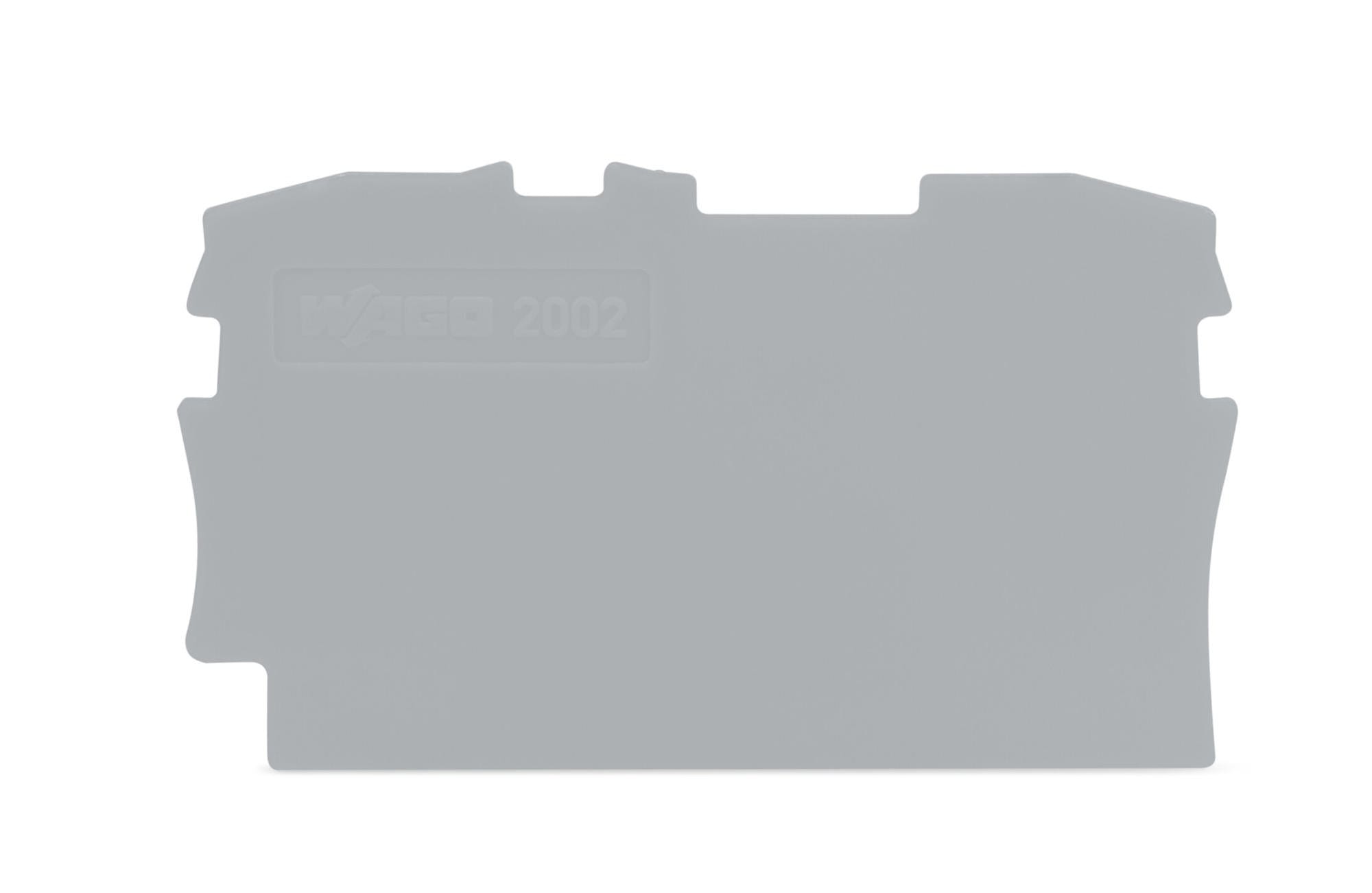 WAGO ITALIA SRL - WAG2002-1291 PIASTRA TERMINALE E INTERMEDIA SPESSA 0,