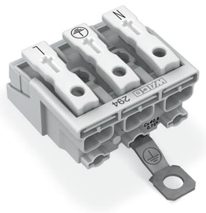 WAGO ITALIA SRL - WAG294-4413 CONN PULS EST TERRA VITE 3P 2,5MMQ 85 C