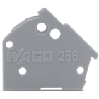 WAGO ITALIA SRL - WAG256-500 PIASTRA TERMINALE CON FISSAGGIO A SCATTO
