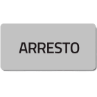 NEW ELFIN SRL - NEW02002T TARGHETTA ADES.ARRESTO