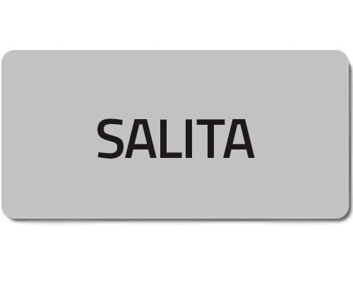 NEW ELFIN SRL - NEW02005T TARGHETTA ADES.SALITA