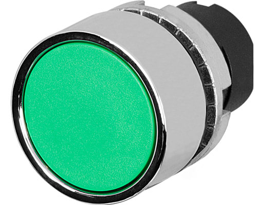 NEW ELFIN SRL - NEW020PTAIVW PULSANTE T.INTERO VERDE MET.