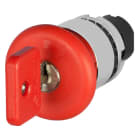 NEW ELFIN SRL - NEW020PTHCRW PULSANTE T.FUNGO CHIAVE ROSSO MET.
