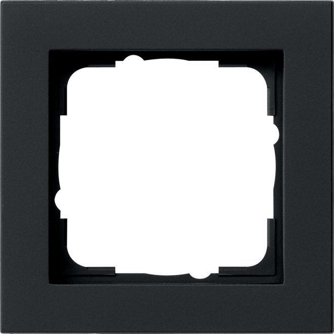 GIRA - GGI021109 PLACCA 1-M GIRA E2 NERO O