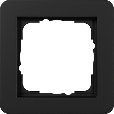 GIRA - GIR0211153 PLACCA 1-M GIRA E1 NERO O