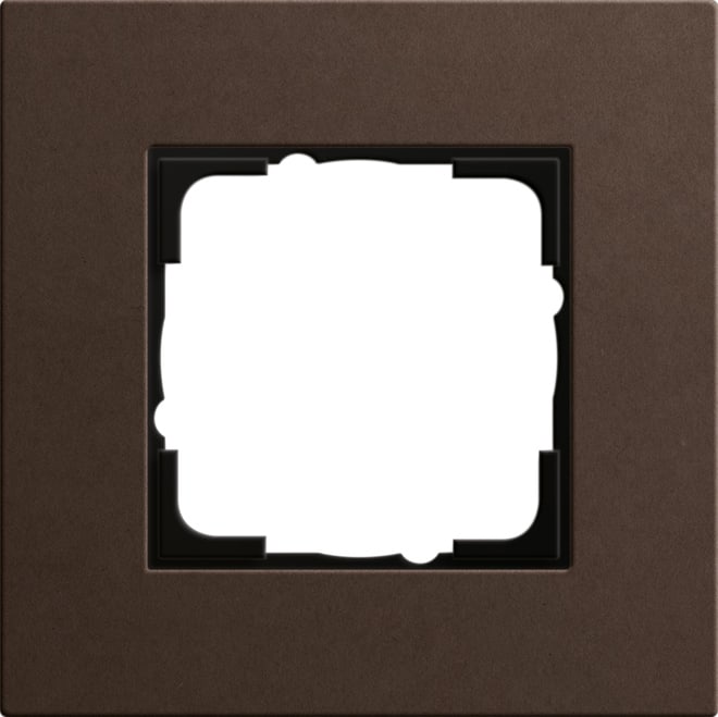 GIRA - GGI0211223 PLACCA 1-M GIRA ESPRIT LIN.MPX.MARRONE S