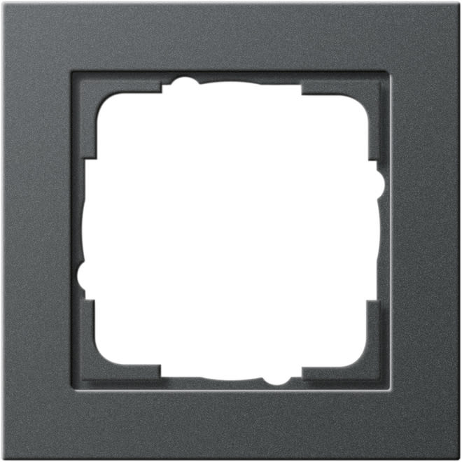 GIRA - GIR021123 PLACCA 1-M GIRA E2 ANTRACITE