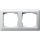 GIRA - GGI021203 PLACCA 2-M GIRA STANDARD 55 BNC PURO