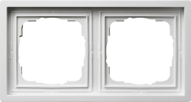 GIRA - GIR0212112 MASCH. COPERTURA 2-M GIRA F100 BNC PURO