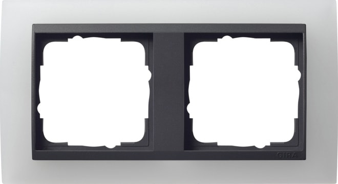 GIRA - GIR021224 MASCH. COPERTURA 2X PER ANTRACITE GIRA E