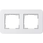 GIRA - GIR0212410 PLACCA 2-M GIRA E3 BNC PURO/BNC PURO