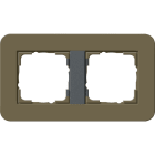 GIRA - GIR0212426 PLACCA 2-M GIRA E3 OMBRA/ANTRAC.