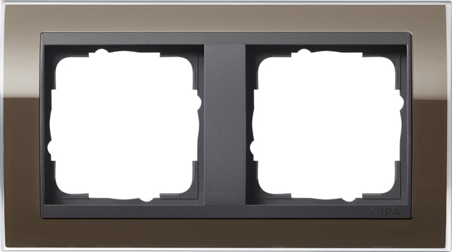 GIRA - GIR0212768 MASCH. COPERTURA 2X PER ANTRACITE GIRA E