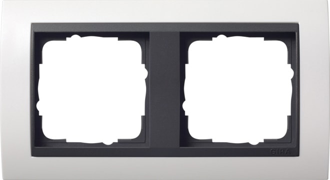 GIRA - GIR0212808 MASCH. COPERTURA 2X PER ANTRACITE