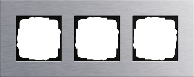 GIRA - GIR021317 PLACCA 3-M GIRA ESPRIT ALLUMINIO