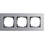 GIRA - GGI021317 PLACCA 3-M GIRA ESPRIT ALLUMINIO