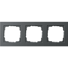 GIRA - GGI021323 PLACCA 3-M GIRA E2 ANTRACITE