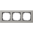 GIRA - GIR0213335 PLACCA 3-M PIATTO GIRA E2 ACCIAIO INOX