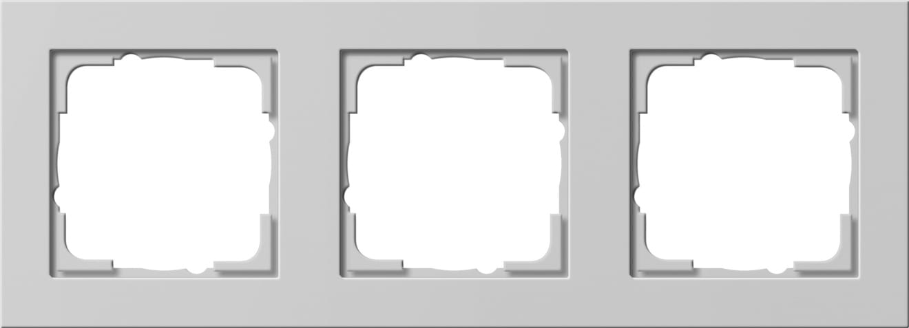 GIRA - GGI021337 PLACCA 3-M GIRA E2 GRIGIO O