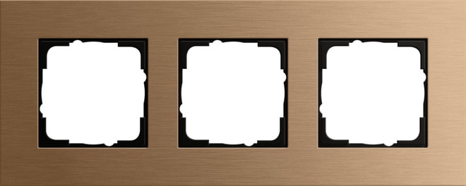 GIRA - GIR021338 PLACCA 3-M GIRA ESPRIT BRONZO