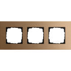 GIRA - GIR021338 PLACCA 3-M GIRA ESPRIT BRONZO