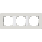 GIRA - GGI0213411 PLACCA 3-M GIRA E3 GRIGIO CH./BNC PURO